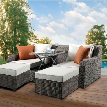 45010 SOFA BED W/COFFEE TABLE