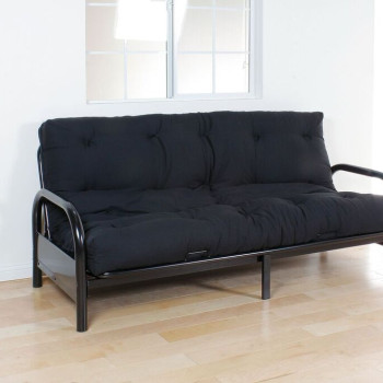 02802 6"FUTON MATRESS BLK/BLK