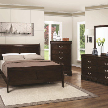 Louis Philippe 202 Full Bedroom Group 202411F-Gr