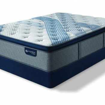 Blue Fusion 5000 Cushion Firm Pillow Top Mattress Full Serta iComfort Hybrid
