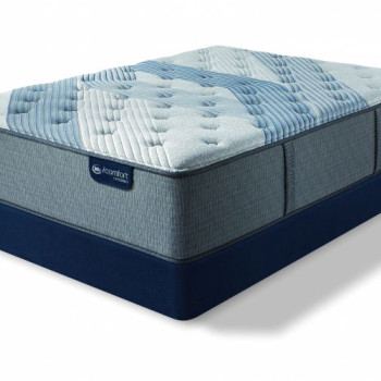 Blue Fusion 3000 Plush Mattress Cal King Serta iComfort Hybrid