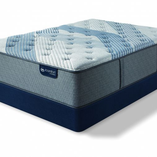 Blue Fusion 1000 Luxury Firm Mattress Queen Serta iComfort Hybrid