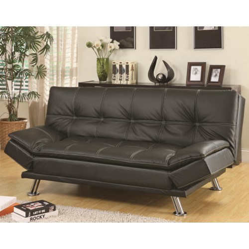 300281 Sofa Beds and Futons Contemporary Styled Futon Sleeper Sofa Bed