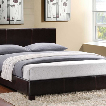 Zoey Platform Bed - Dark Brown 5790F-1