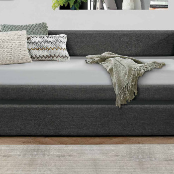 Vining Daybed with Trundle - Dark Gray 4975-A+B