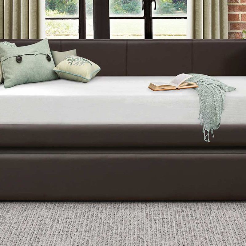 Adra Daybed with Trundle - Dark Brown 4949DBR-A+B