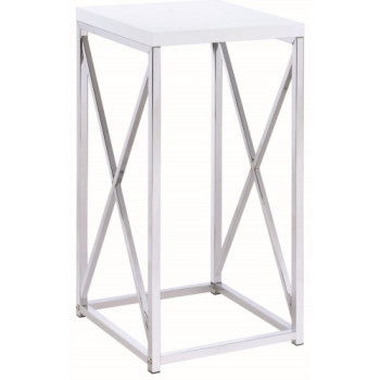 Accent Tables Contemporary Accent Table with X-Base 930014