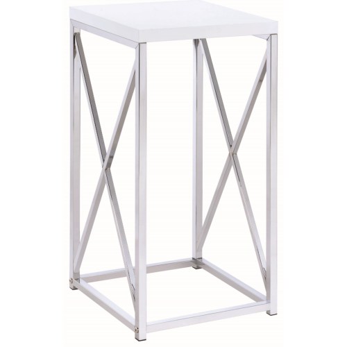 Accent Tables Contemporary Accent Table with X-Base 930014