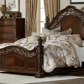 Catalonia Bed - Cherry 1824K-1