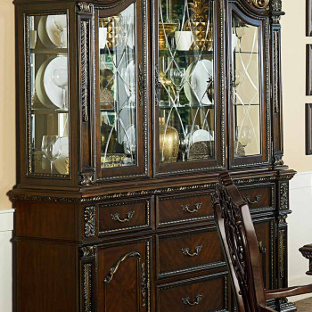 Catalonia China Cabinet - Cherry 1824-55+50