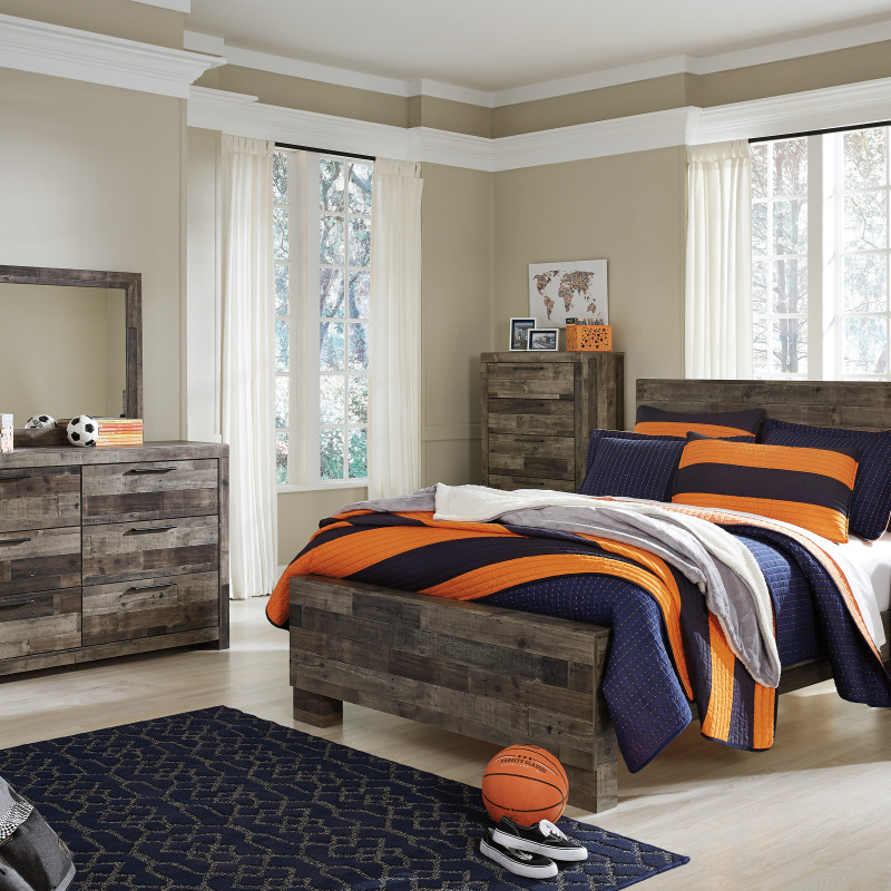 B200 Derekson 4PC SETS Full Panel Bed