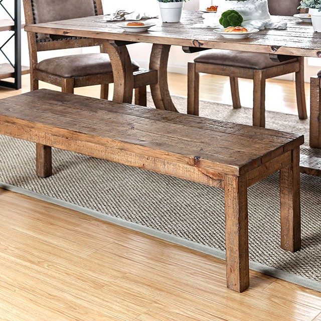 GIANNA WOODEN BENCH CM3829BN-W