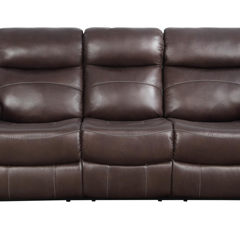 9990DB Yerba Double Lay Flat Reclining Sofa with Center Drop-Down Cup Holders