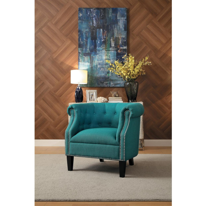 1220F3S Karlock Accent Chair, Teal