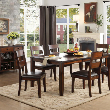 5547-78 Mantello 5PC SETS Dining Table + 4 Side Chairs