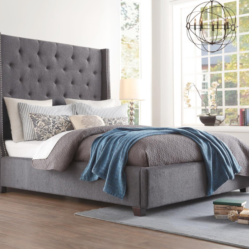 5877GY Fairborn Eastern King Platform Bed