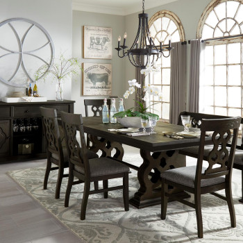 5559N Arasina Bench with Curved Arms