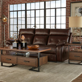 Sedley Cocktail Table with Two Functional Drawers