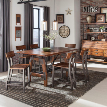 Holverson 5PC SET: Table + 4 Chairs