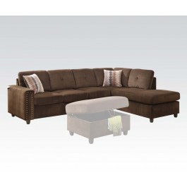 BELVILLE CHOCOLATE SEC. SOFA 52700