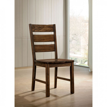DULCE SIDE CHAIR Walnut finish