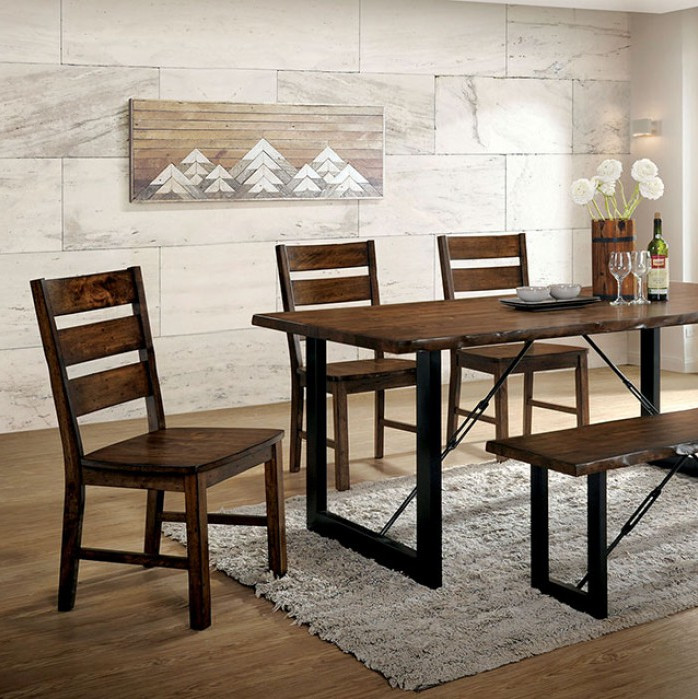 DULCE DINING TABLE Walnut finish