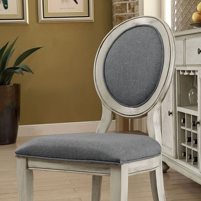 KATHRYN SIDE CHAIR White finish