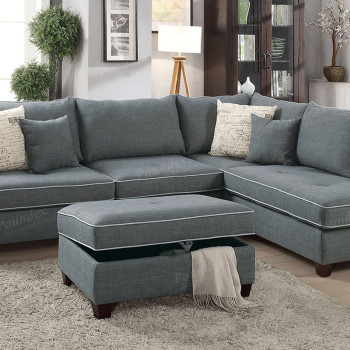 3-Pcs Sectional Sofa F6542