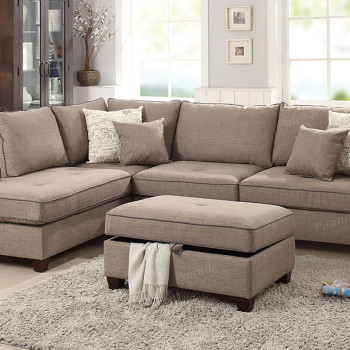 3-Pcs Sectional Sofa F6544