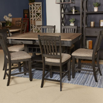 D736 Tyler Creek Upholstered Barstool (2/CN) D736-124