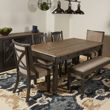 D736 Tyler Creek Rectangular Dining Room Table