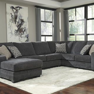 72600 Tracling Sectionals (RAF Sofa + Armless Loveseat + LAF Corner Chaise)