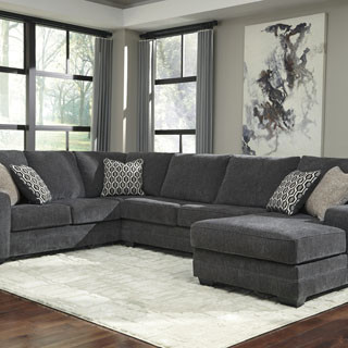 72600 Tracling Sectionals (LAF Sofa + Armless Loveseat + RAF Corner Chaise)