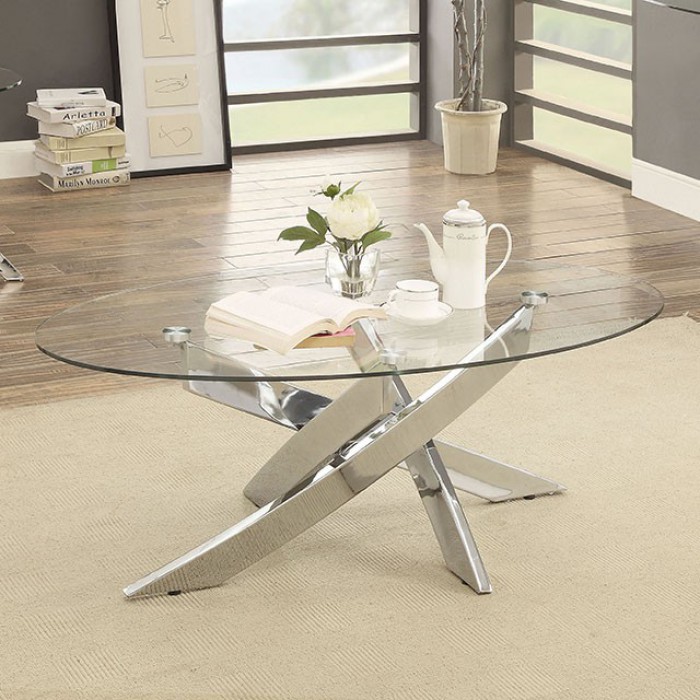 LAILA COFFEE TABLE Chrome