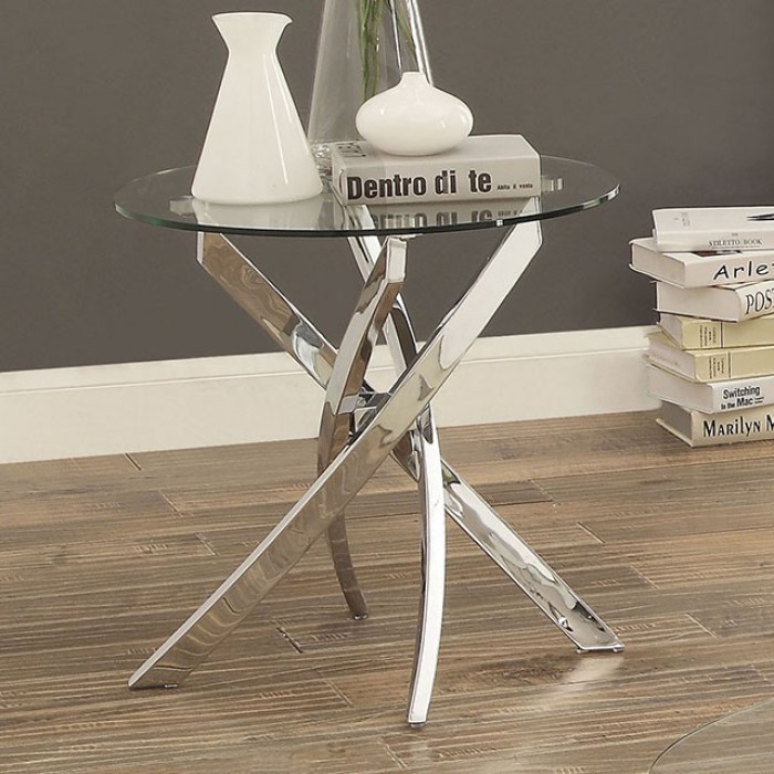 LAILA END TABLE Chrome