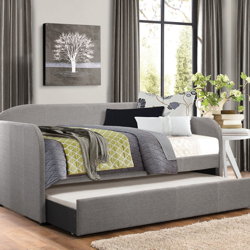 Roland Daybed with Trundle - Grey