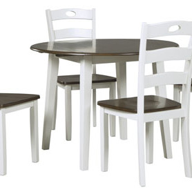 D335 Woodanville 5PC DINING SETS Table + 4 Side Chair)