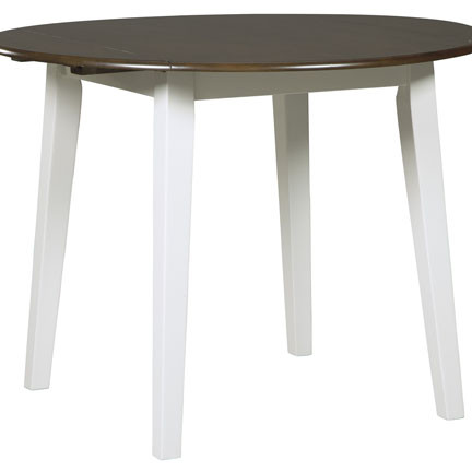 D335 Woodanville Round DRM Drop Leaf Table