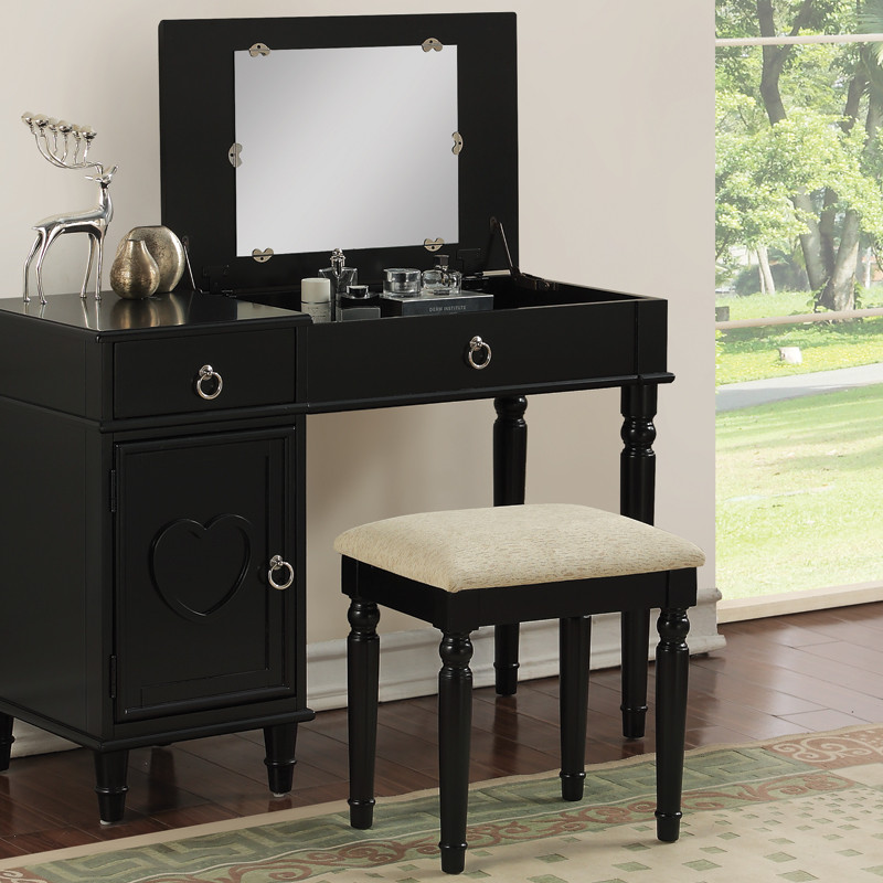 Vanity with Stool F4177