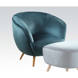 59655 BLUE ACCENT CHAIR