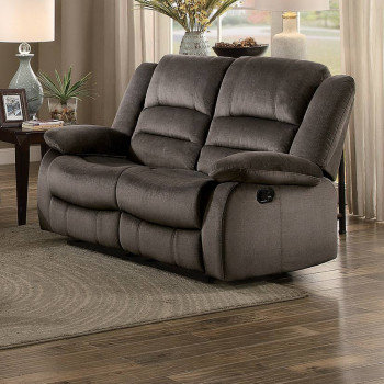 JARITA Double Reclining Love Seat Chocolate