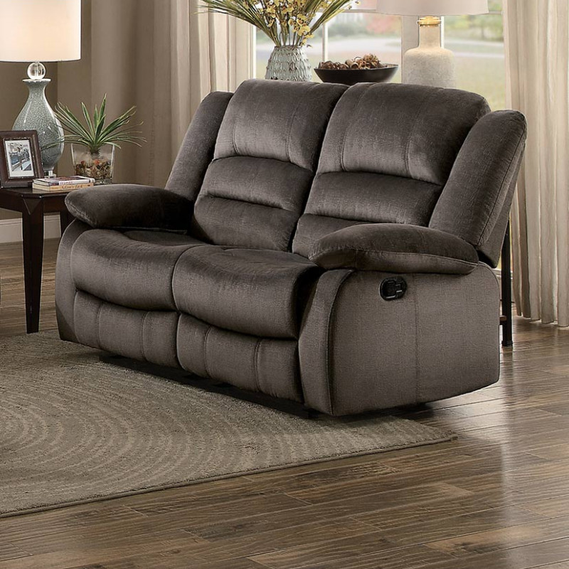 JARITA Double Reclining Love Seat Chocolate