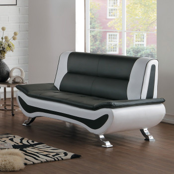 VELOCE Love Seat Black & White