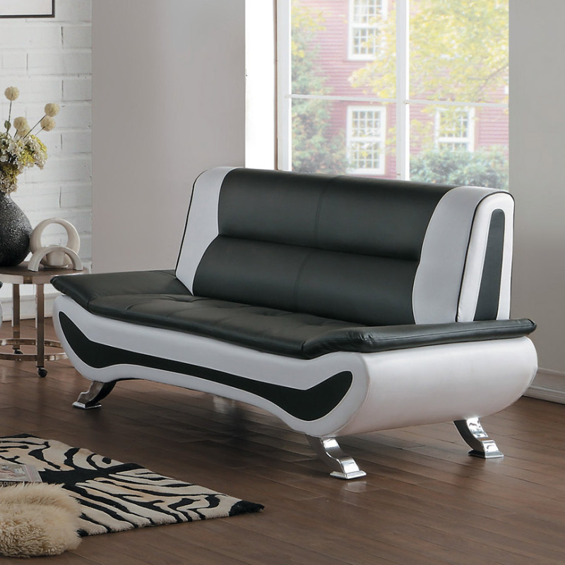 VELOCE Love Seat Black & White