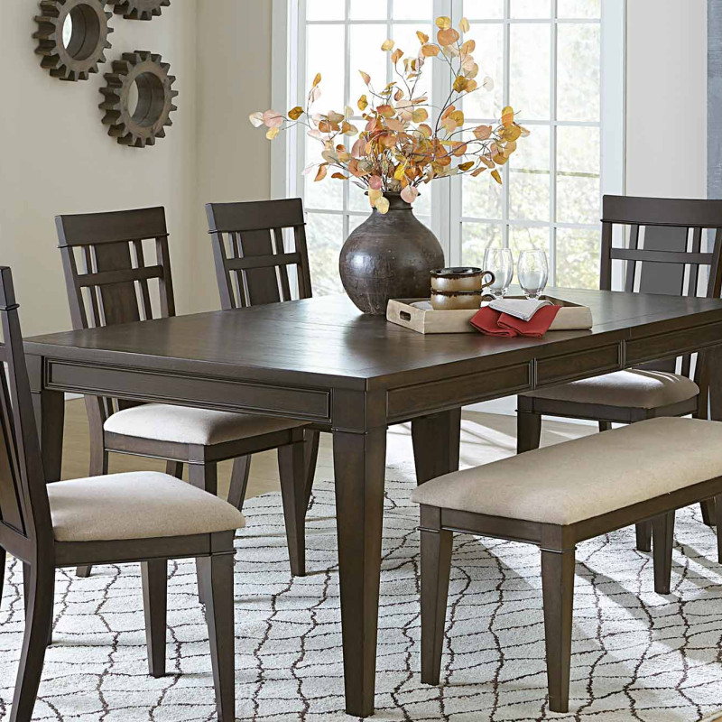 MAKAH Dining Table Dark Brown