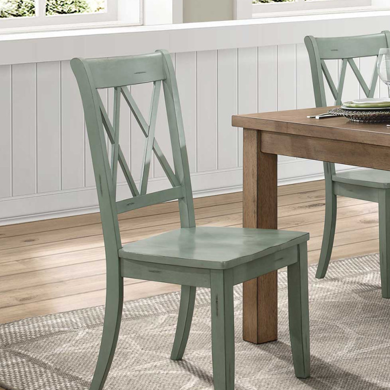JANINA Side Chair, Teal