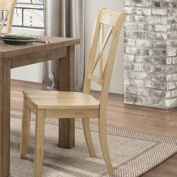 JANINA Side Chair, Buttermilk