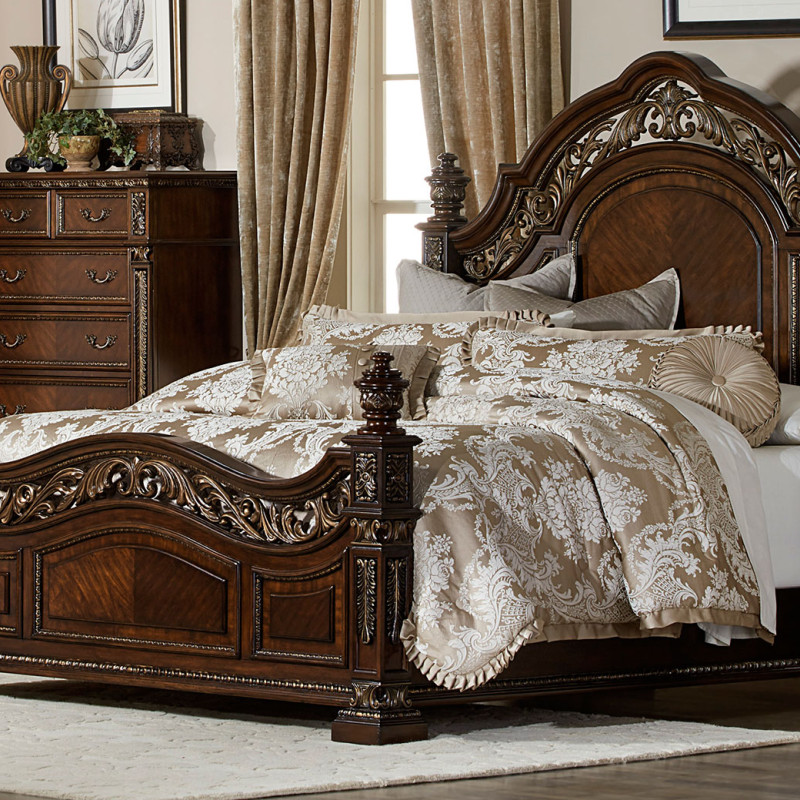 CATALONIA Queen Bed Cherry