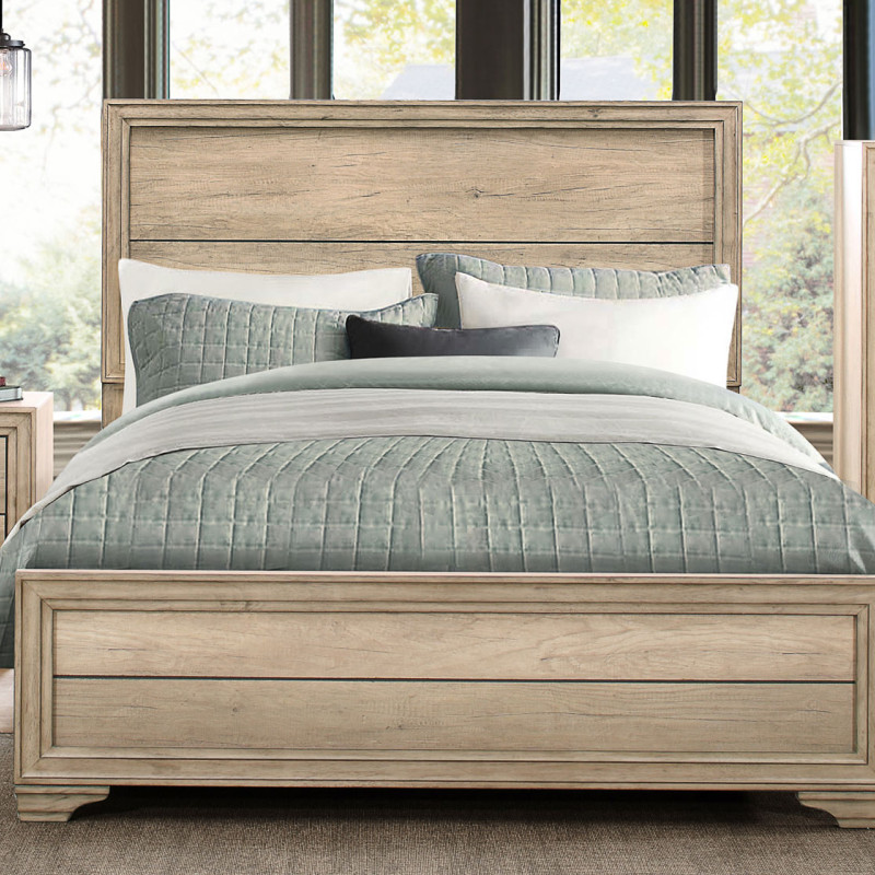 LONAN Queen Bed Rustic
