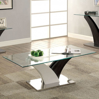 SLOANE COFFEE TABLE White/Dark Gray
